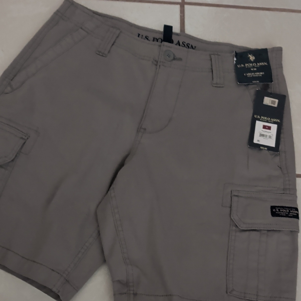 U.S. Polo Assn. Men's Tan Cargo Shorts